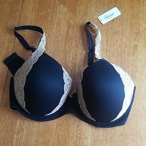 Soma Embraceable Full Coverage Lace Trim Bra 38D